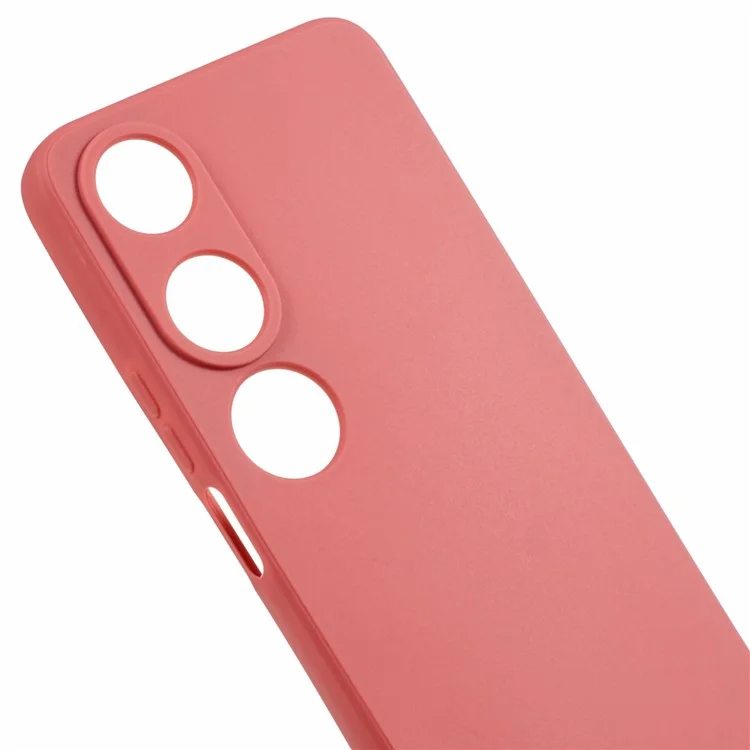 Gerade Kante Handyhülle für Honor Play 40, präziser Ausschnitt Soft TPU Schützende Handyhülle - Rot