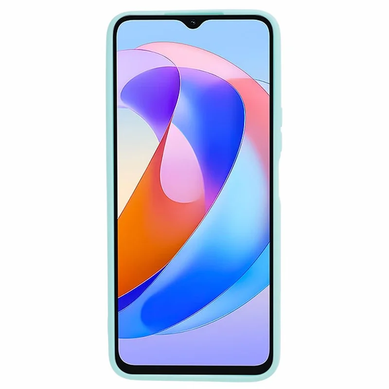 Straight Edge Phone Case for Honor Play 40 , Precise Cutout Soft TPU Protective Phone Cover - Baby Blue