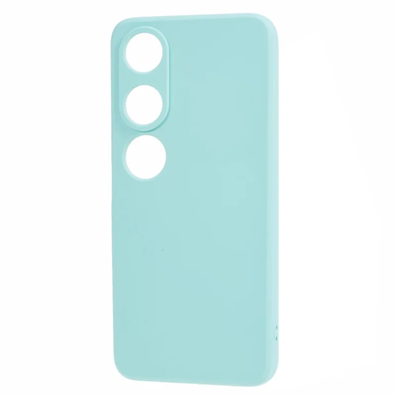 Straight Edge Phone Case for Honor Play 40 , Precise Cutout Soft TPU Protective Phone Cover - Baby Blue