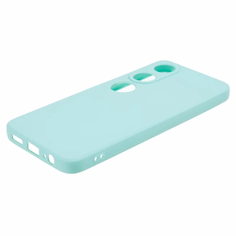 Straight Edge Phone Case for Honor Play 40 , Precise Cutout Soft TPU Protective Phone Cover - Baby Blue