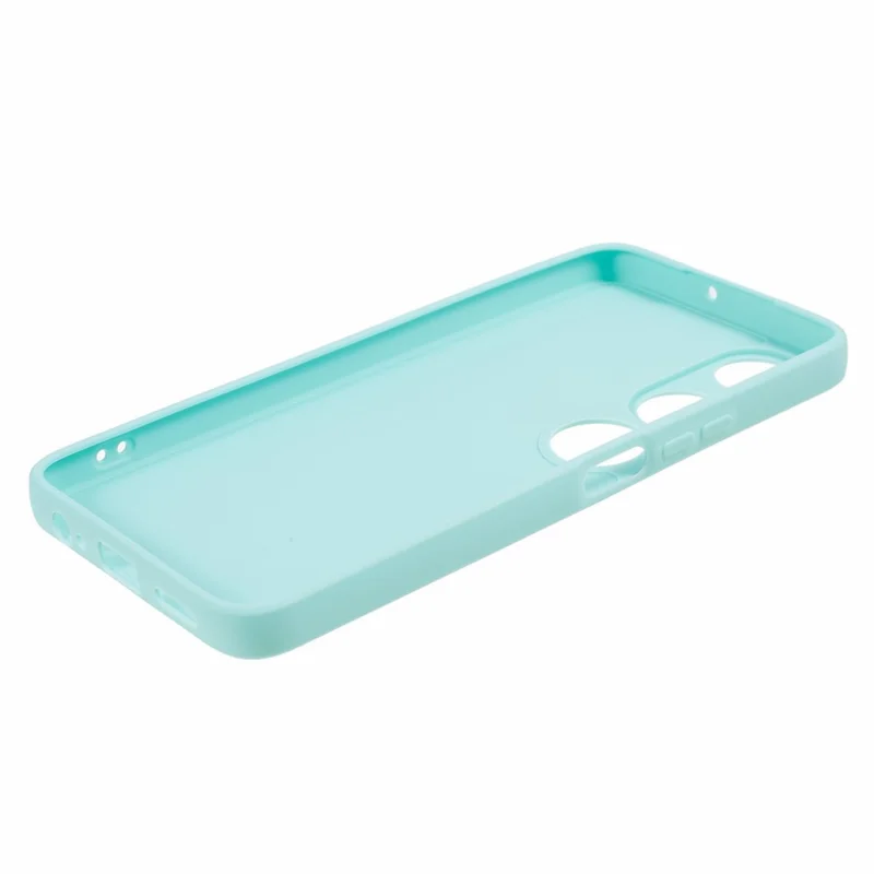 Straight Edge Phone Case for Honor Play 40 , Precise Cutout Soft TPU Protective Phone Cover - Baby Blue