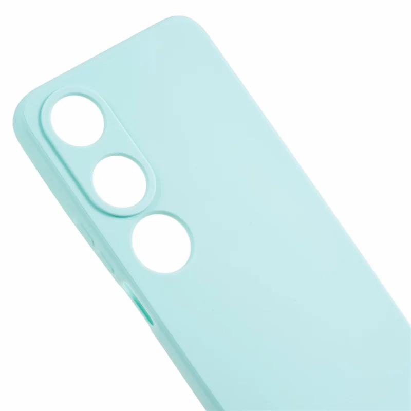 Straight Edge Phone Case for Honor Play 40 , Precise Cutout Soft TPU Protective Phone Cover - Baby Blue