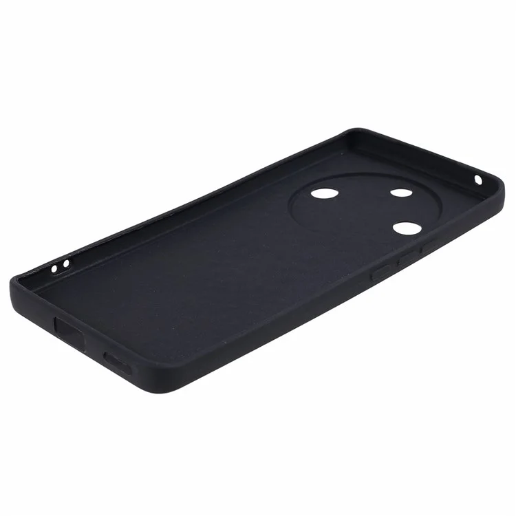 Capa de Telefone para Honor X50, Cobertura Protetora de Borda Reta Suave e Precisa em TPU - Preta