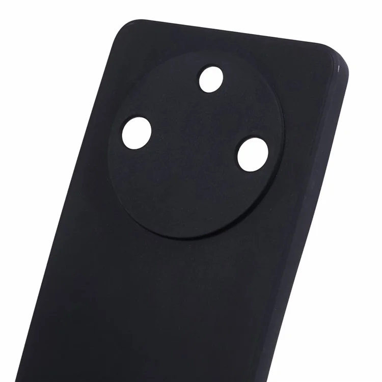 Capa de Telefone para Honor X50, Cobertura Protetora de Borda Reta Suave e Precisa em TPU - Preta