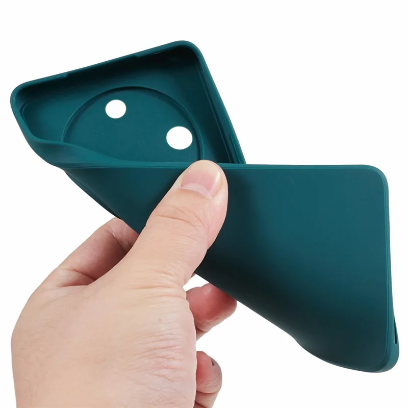 Phone Case for Honor X50 , Precise Cutout Soft TPU Straight Edge Protective Cover - Army Green