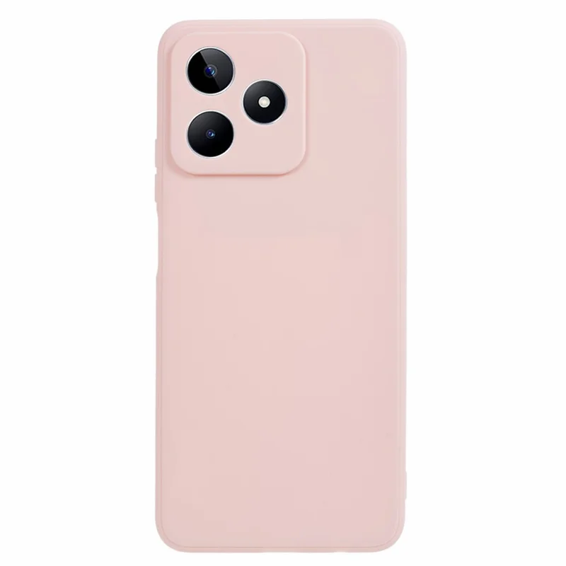 Präziser Ausschnitt-Handyhülle für Realme C53 (Global) / C53 (Indien) / C51 / Narzo N53 4G, gerader Rand, weiche TPU-Schutzhülle – Pink