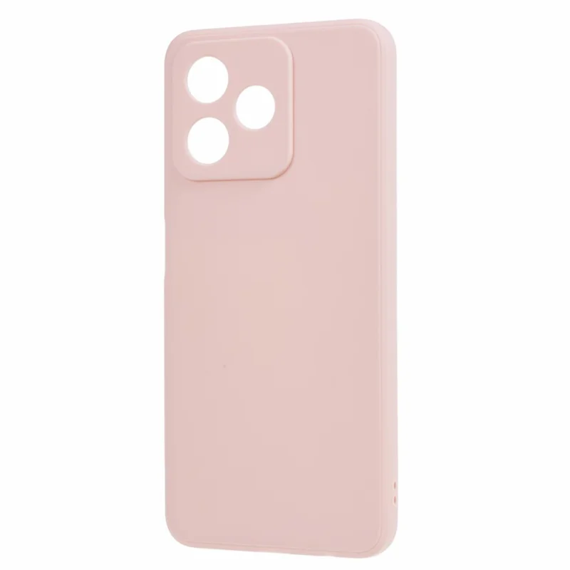 Präziser Ausschnitt-Handyhülle für Realme C53 (Global) / C53 (Indien) / C51 / Narzo N53 4G, gerader Rand, weiche TPU-Schutzhülle – Pink