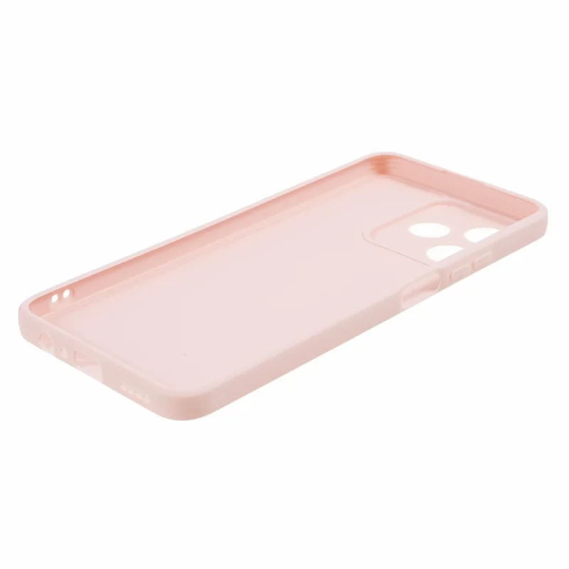 Präziser Ausschnitt-Handyhülle für Realme C53 (Global) / C53 (Indien) / C51 / Narzo N53 4G, gerader Rand, weiche TPU-Schutzhülle – Pink