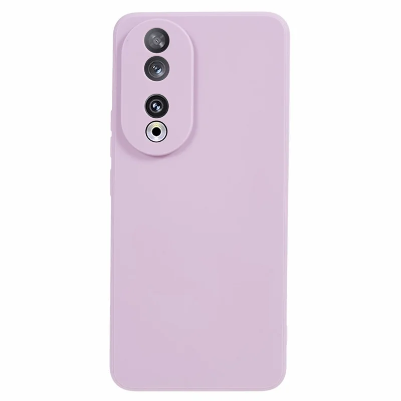 Precise Cutout Phone Case for Honor 90 Pro , Drop Protection Straight Edge Soft TPU Cover - Purple
