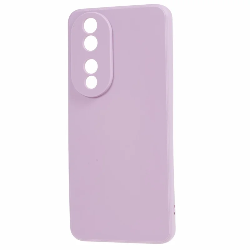 Precise Cutout Phone Case for Honor 90 Pro , Drop Protection Straight Edge Soft TPU Cover - Purple