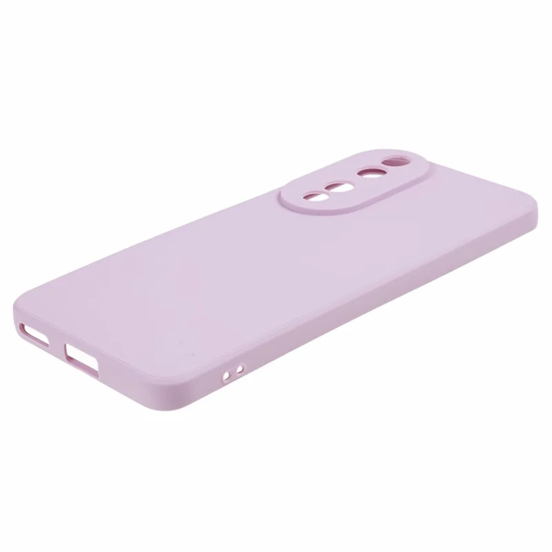 Precise Cutout Phone Case for Honor 90 Pro , Drop Protection Straight Edge Soft TPU Cover - Purple