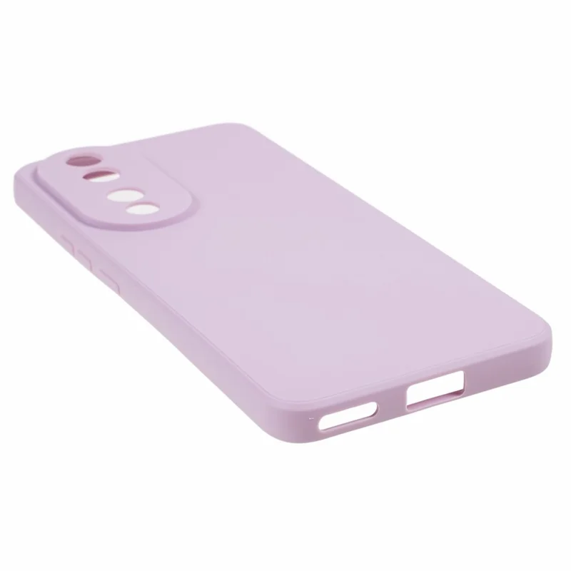 Precise Cutout Phone Case for Honor 90 Pro , Drop Protection Straight Edge Soft TPU Cover - Purple