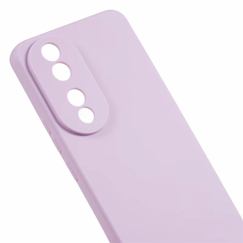 Precise Cutout Phone Case for Honor 90 Pro , Drop Protection Straight Edge Soft TPU Cover - Purple