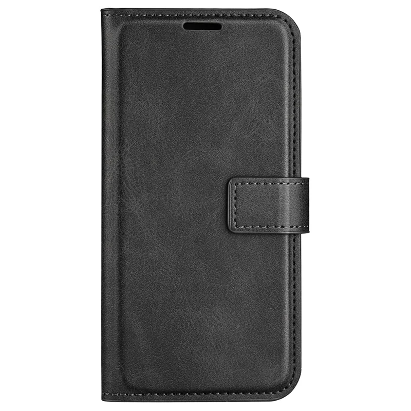 Protective Case for Nokia G42 , Calf Texture PU Leather Wallet Stand Phone Cover - Black