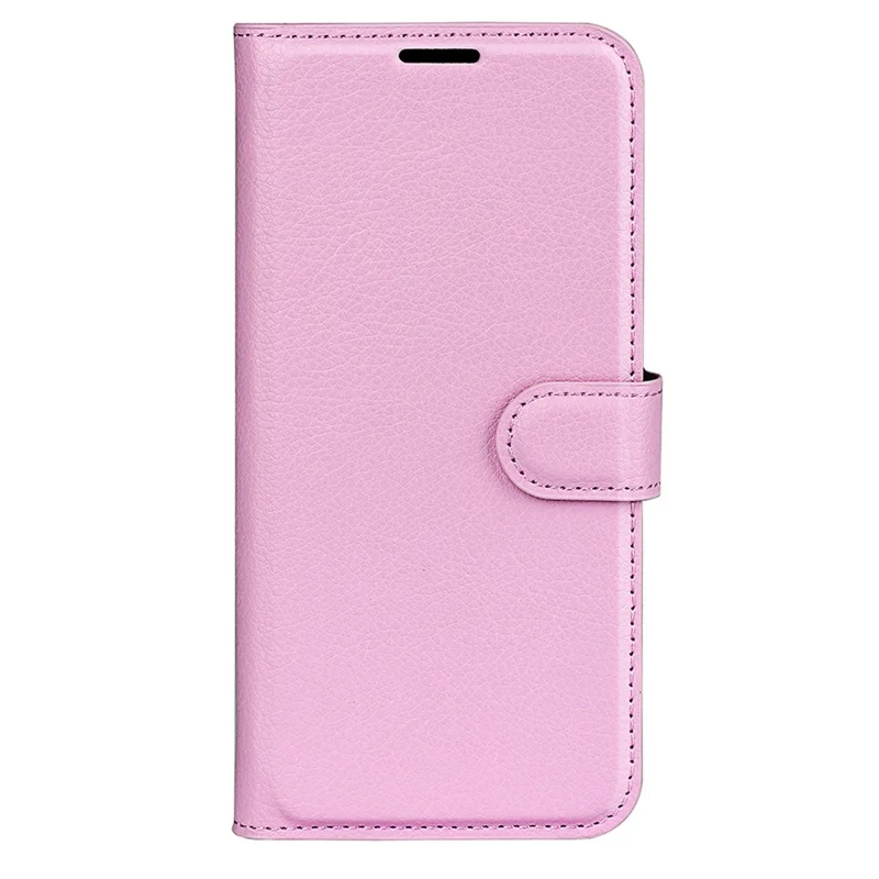 For Nokia G42 Litchi Texture Phone Stand Cover PU Leather Wallet Anti-scratch Case - Pink