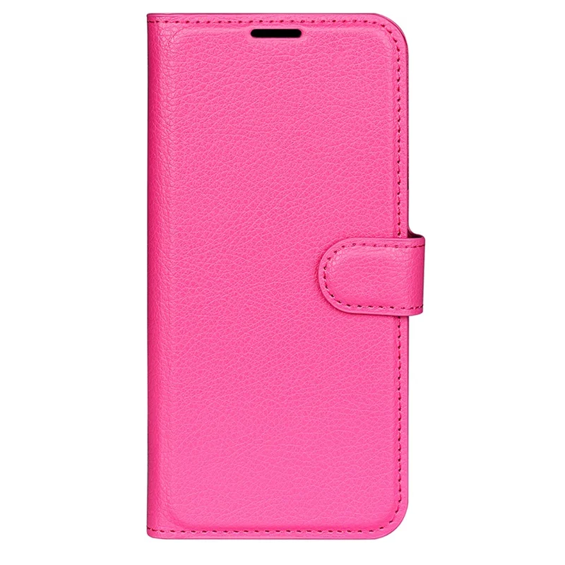 For Nokia G42 Litchi Texture Phone Stand Cover PU Leather Wallet Anti-scratch Case - Rose