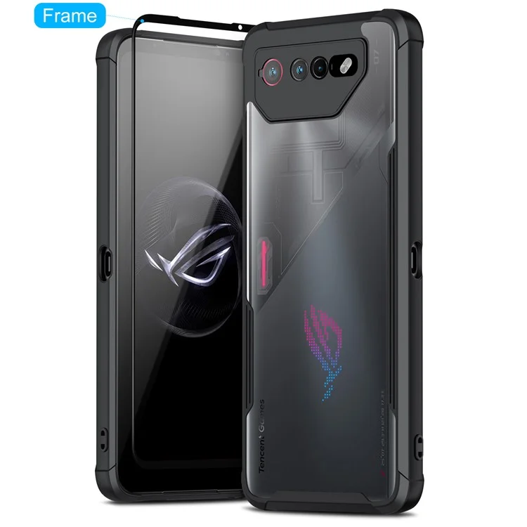 Para Asus ROG Phone 6 5G / ROG Phone 7 5G, funda de teléfono antiarañazos de PC duro + TPU, funda protectora de teléfono