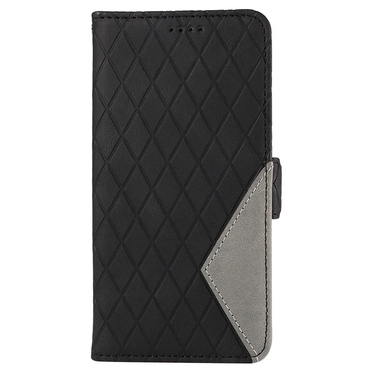 Pour Samsung Galaxy A25 5G (Global) (161,0 x 76,5 x 8,3 mm) Splicing PU Leather Phone Case - Noir