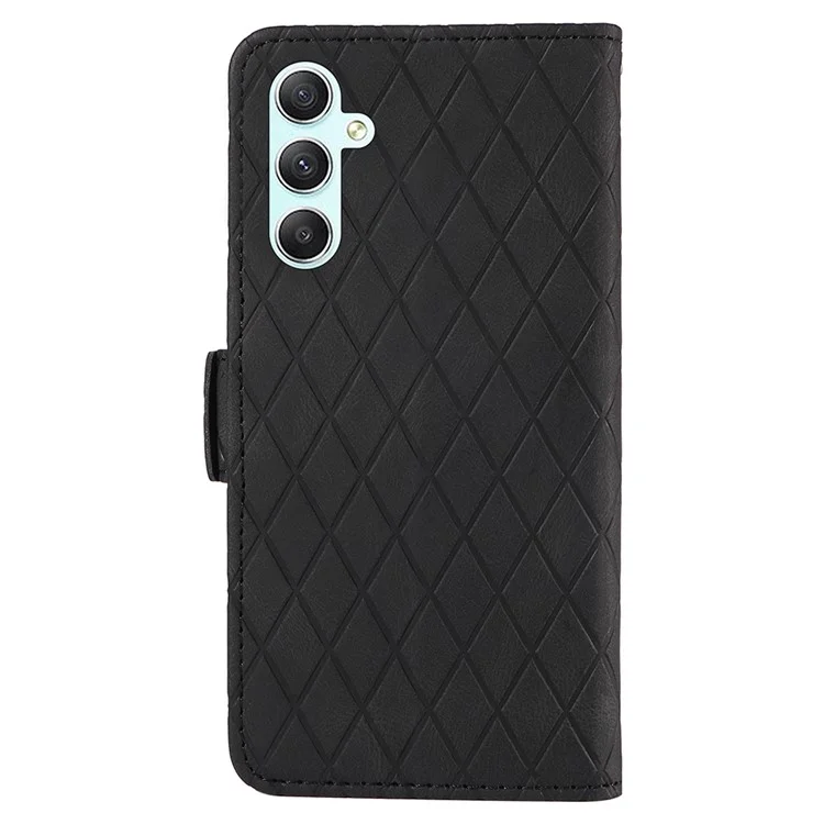 Pour Samsung Galaxy A25 5G (Global) (161,0 x 76,5 x 8,3 mm) Splicing PU Leather Phone Case - Noir