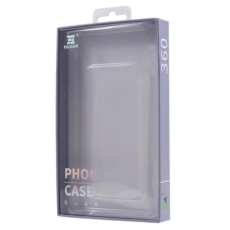 FULEXIN For iPhone 15 Pro Skin-touch Phone Case Colorful TPU Frame+PC Shockproof Cover - Black