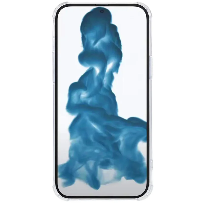 FULEXIN Für iPhone 15 Transparentes Acryl + TPU Handy-Schutzhülle, stoßfeste Rückabdeckung