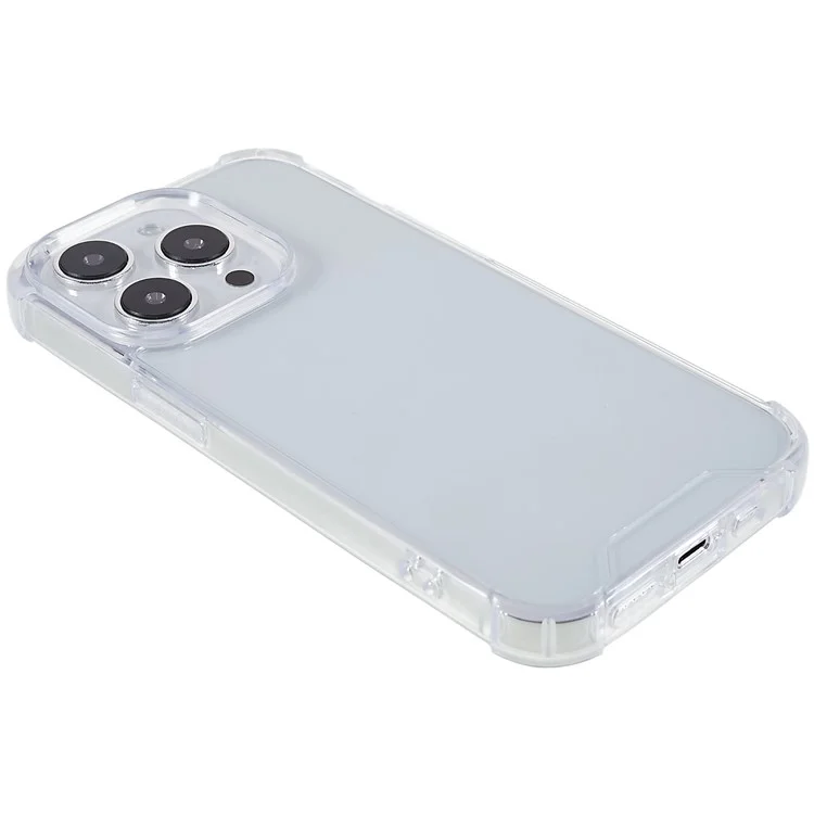 FULEXIN Drop Proof Back Cover per iPhone 15 Pro Max, Custodia Telefonica Trasparente in Acrilico + TPU