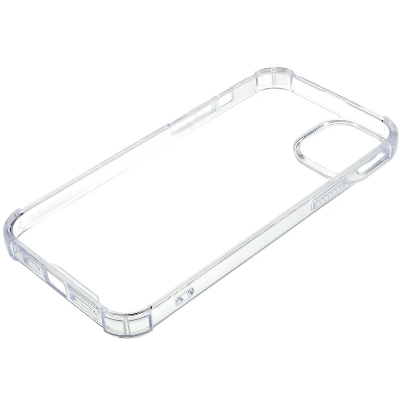 FULEXIN Transparent Shell per iPhone 15 Plus Custodia Telefonica Acrylic+TPU a Prova di Caduta