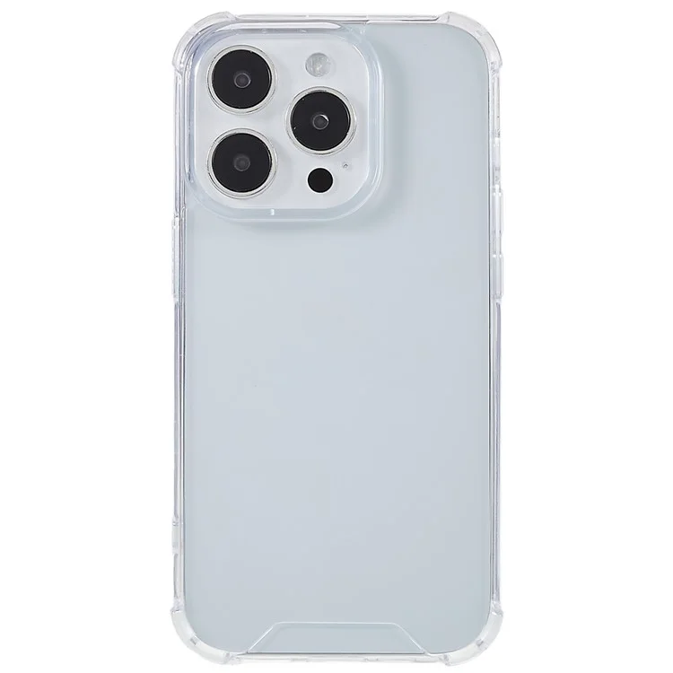 FULEXIN Para iPhone 15 Pro Acrylic+TPU Capa de Telefone Transparente à Prova de Queda