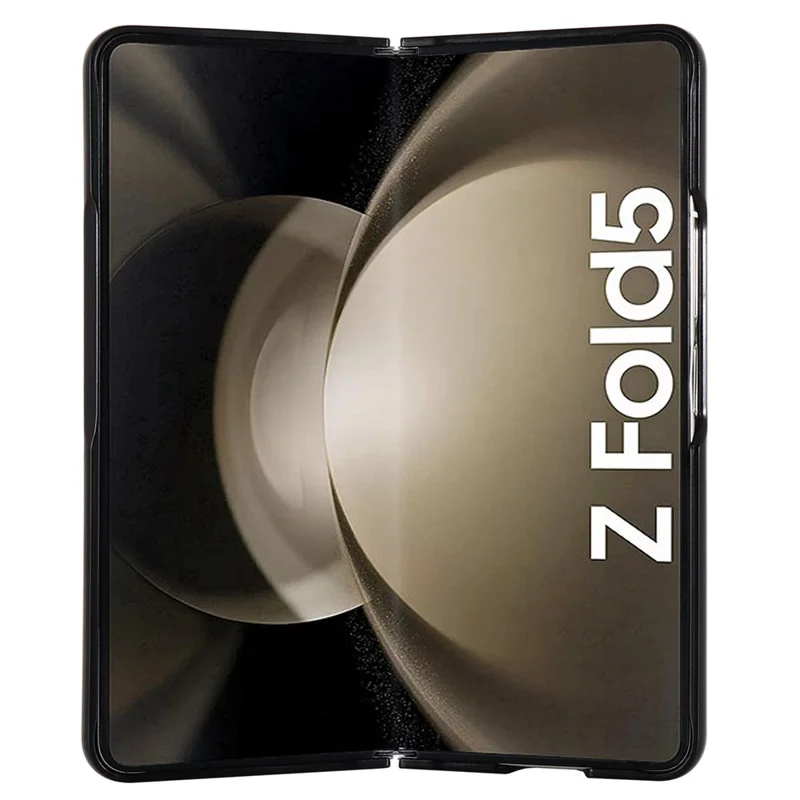 For Samsung Galaxy Z Fold5 5G Retro Texture Folding Phone Case PU Leather Coated PC Phone Cover - Green