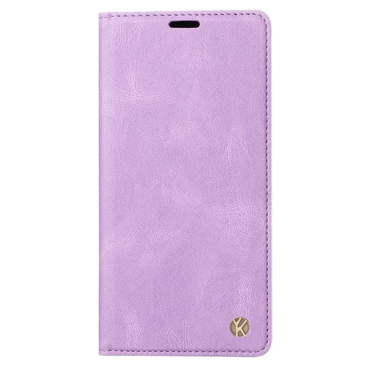 YIKATU YK-004 Pour Samsung Galaxy A54 5G Housse de protection en cuir synthétique Folio Flip avec support - Violet