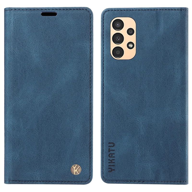 YIKATU YK-004 per Samsung Galaxy A32 5G / M32 5G Custodia a libro in pelle PU con supporto - Blu