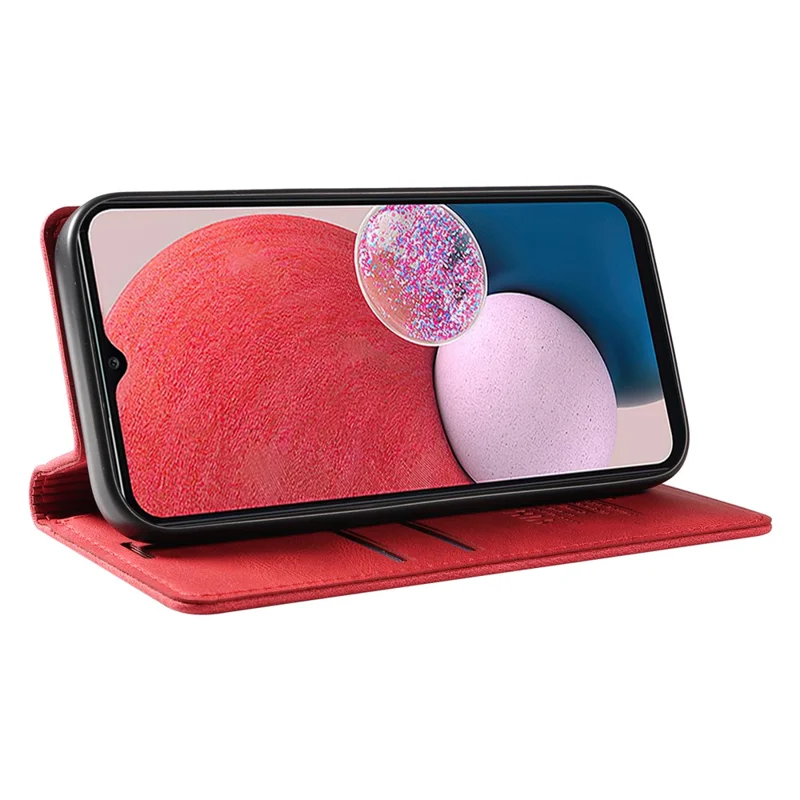 YIKATU YK-004 Pour Samsung Galaxy A32 5G / M32 5G Étui portefeuille en cuir PU avec support tactile - Rouge