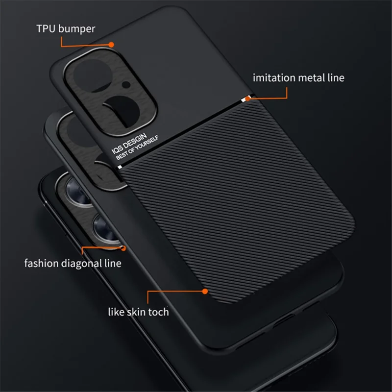 Handyhülle für Huawei Maimang 20 / Enjoy 60 Pro / nova 11i, PU-Leder + TPU Magnetische Autohalterung Handyhülle - Grün