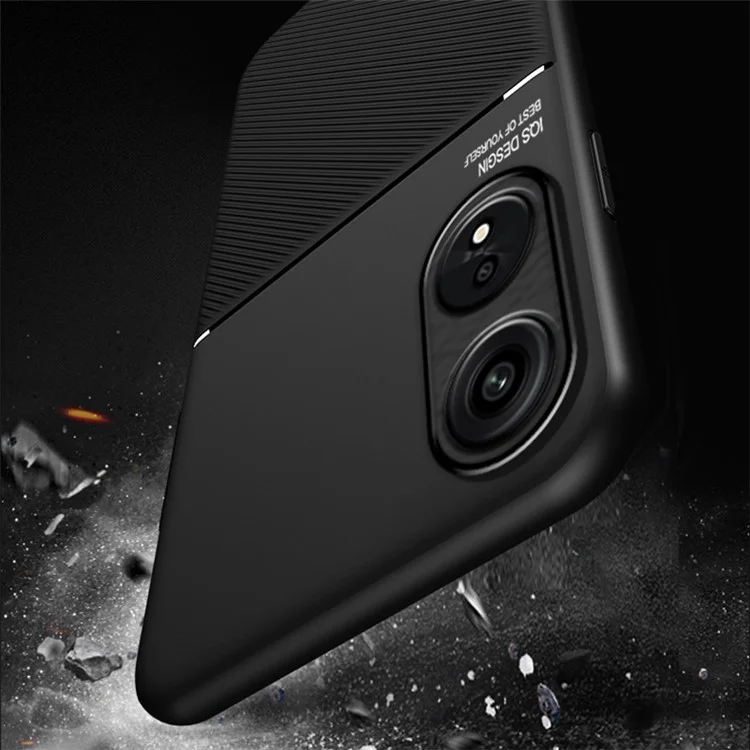 Capa de telefone PU Leather+TPU para Oppo A1 Pro 5G / Reno8 T 5G, Suporte de Carro Magnético Anti-queda - Preto