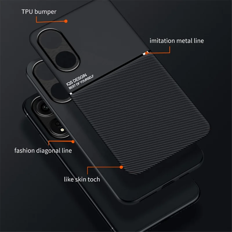 Funda de teléfono de cuero de poliuretano + TPU para Oppo A1 Pro 5G / Reno8 T 5G, soporte de coche magnético a prueba de caídas - Verde