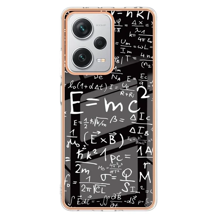 YB IMD Series-19 Style D para Xiaomi Redmi Note 12 Pro+ 5G Capa de TPU - Equação