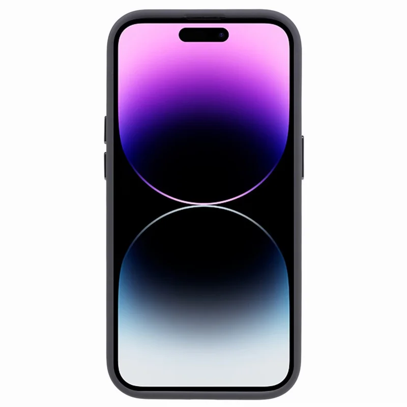 For iPhone 15 Pro Liquid Silicone+PC Back Case Aluminum Alloy+Tempered Glass Lens Protection Phone Cover - Grey