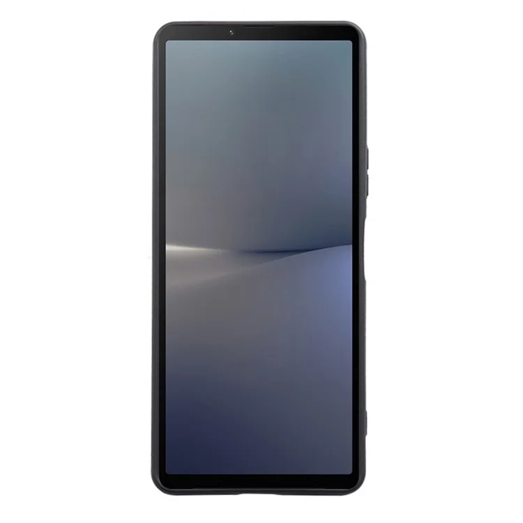 Per Sony Xperia 10 V Matte Texture Cover Del Telefono Anti-fingerprint TPU Case Del Telefono - Nero