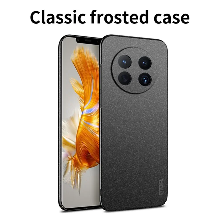 Защитная матовая серия MOFI Shield PC для Huawei Enjoy 60X, противоударный матовый чехол для телефона - черный