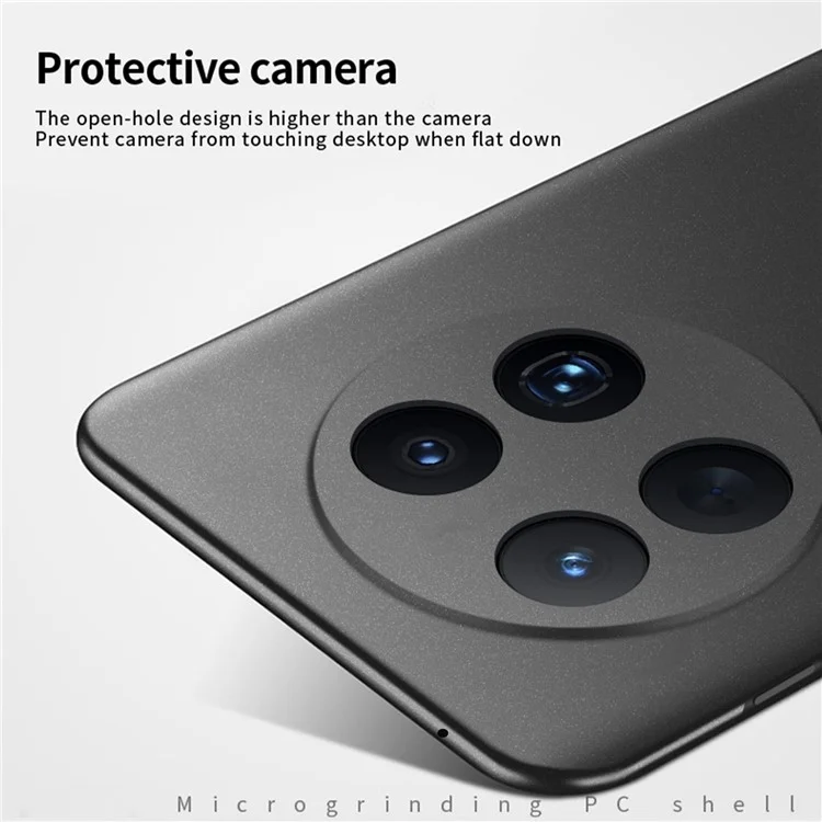 Защитная матовая серия MOFI Shield PC для Huawei Enjoy 60X, противоударный матовый чехол для телефона - черный