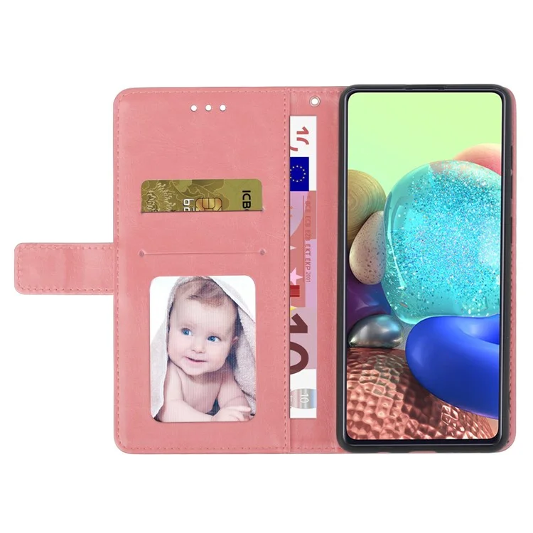 HT01 For Google Pixel 8 Pro Phone Cover Wallet Imprinted Y-shaped Line PU Leather Shell Phone Stand Case - Pink