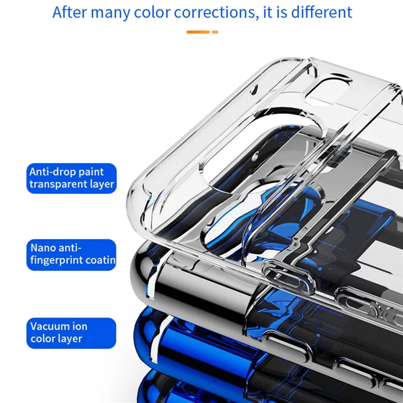 For Google Pixel 8 Electroplating TPU Phone Case Ring Kickstand Anti-drop Cover - Silver