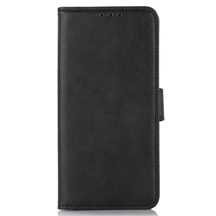 Для OnePlus Nord CE3 5G чехол-книжка, подставка для телефона, текстура под кожу, чехол из ПУ-кожи - черный