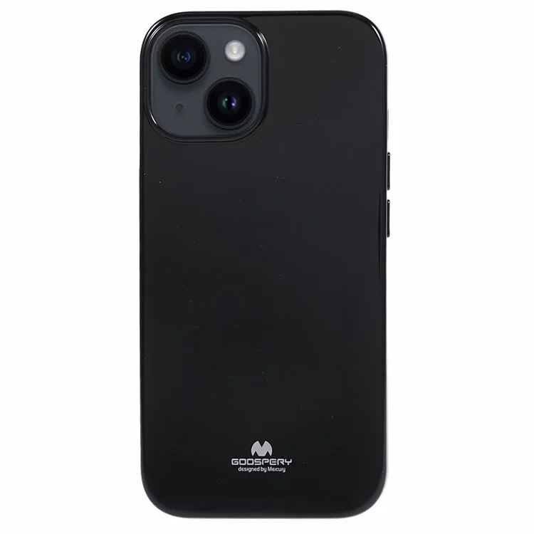 MERCURY GOOSPERY For iPhone 15 Soft TPU Anti-scratch Cover Glitter Design Phone Case - Black