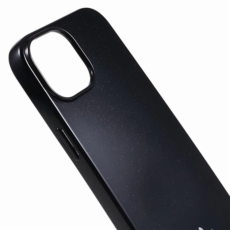 MERCURY GOOSPERY For iPhone 15 Soft TPU Anti-scratch Cover Glitter Design Phone Case - Black