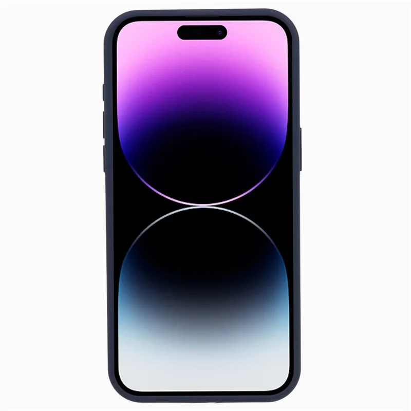 MERCURY GOOSPERY para funda de teléfono iPhone 15 Pro Funda trasera de silicona líquida de tacto suave - Azul oscuro