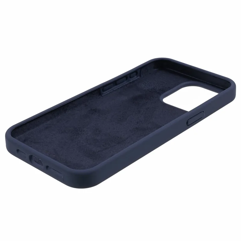 MERCURY GOOSPERY para funda de teléfono iPhone 15 Pro Funda trasera de silicona líquida de tacto suave - Azul oscuro