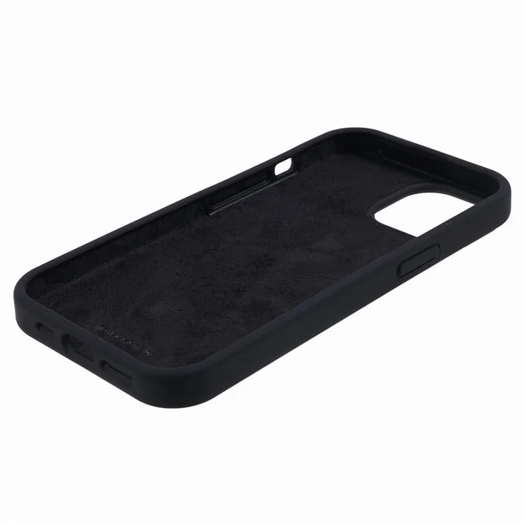 MERCURY GOOSPERY Pour iPhone 15 Plus Étui de protection en silicone liquide Anti-rayures - Noir