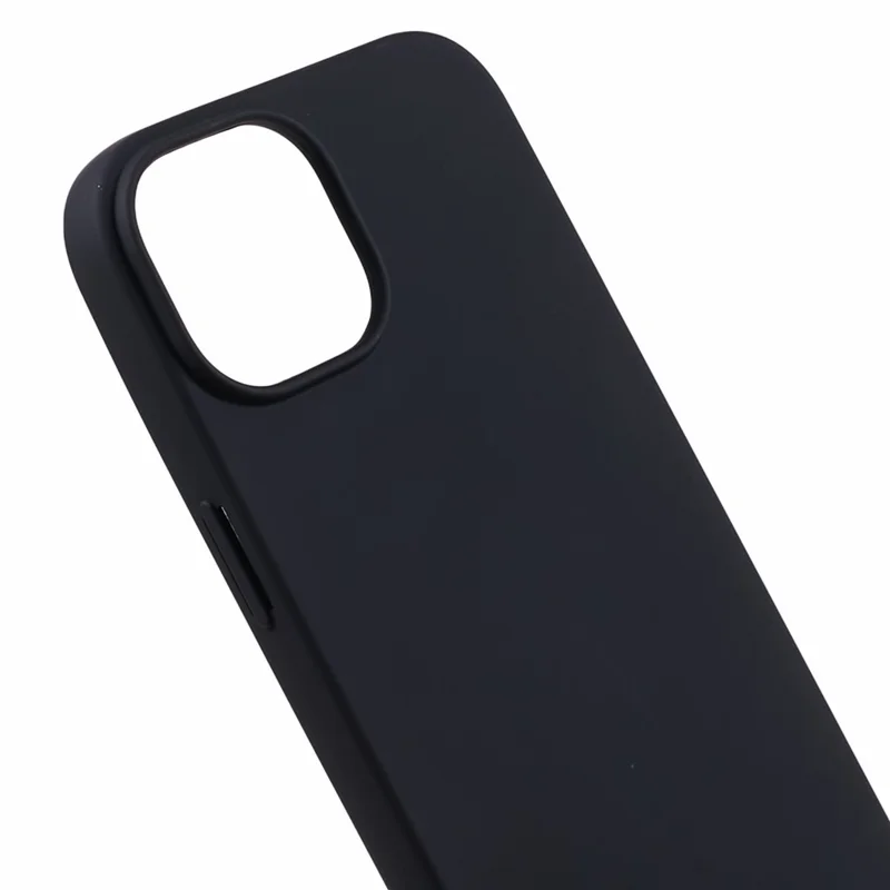 MERCURY GOOSPERY SOFT FEELING Series For iPhone 15 Plus Matte Phone Case Soft TPU Anti-scratch Back Cover - Black