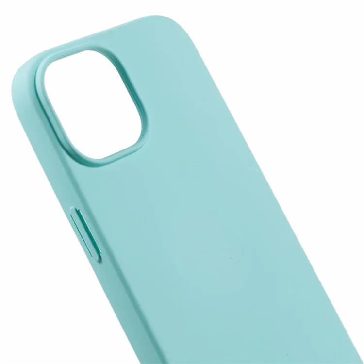 MERCURY GOOSPERY SOFT FEELING Series Matte Phone Case for iPhone 15 Soft TPU Anti-drop Back Cover - Cyan